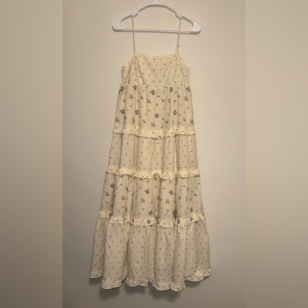 Storia Tiered Floral Maxi Dress